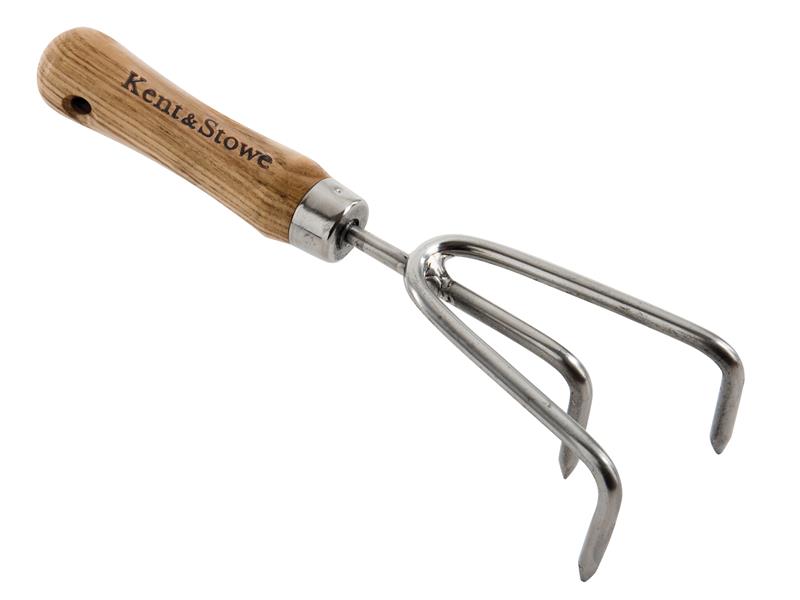 Kent&Stowe 70100771 Stainless Steel Garden Life Hand 3-Prong Cultivator, FSC�