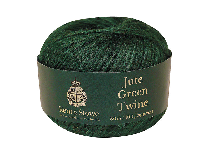 Kent&Stowe 70100800 Jute Twine Green 80m (100g)