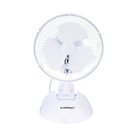 Q-Connect 6 Inch Clip On Fan White