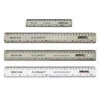 Q Conncect Ruler 15cm Clear