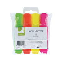 Q-Connect Highlighter Pen Asst P4