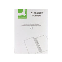 Q-Connect Report File A4 Blue Pk25