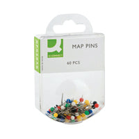 Q-Connect Assorted Map Pins Pk600