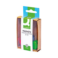 Q-Connect 20mm Assorted Magnet Pk60
