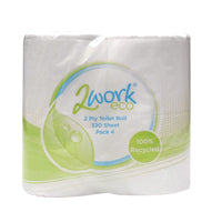 2Work 2 Ply Recycled Toilet Roll P36