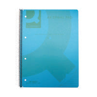 Q-Connect PP Spiral Pad A4 Blue Pk5