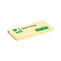 Q-Connect Ylw 38x51 Quick Notes Pk12