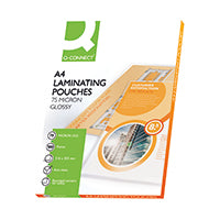 Q-Connect A4 2x75M Lamg Pouch Pk100