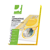 Q-Connect A4 2x80M Lamg Pouch Pk100