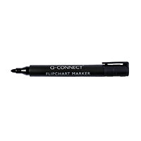 Q-Connect Flipchart Markers Blk Pk10