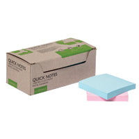 Q-Connect Rcyc Notes 76x76 Pstl Pk12