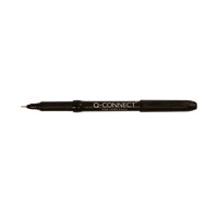 Q-Connect Finelnr Pen 0.4mm Blk Pk10
