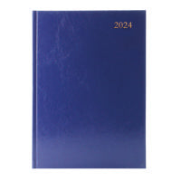 Desk Diary 2 PPD A4 Blue 2024