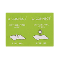 Q-Connect Wet and Dry Wipes Pk20
