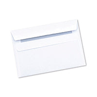 Q-Connect C6 Env Wlt SS Wht Pk1000
