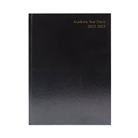 Academic Diary WTV A5 Black 2022-23