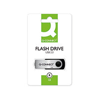 Q-Connect USB 2.0 Swivel 8GB Drive