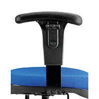 Jemini Adj Chair Arms Blk Pk2