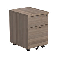 Jemini 2 Drw Mob Ped Grey Oak