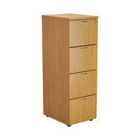First 4 Drw Filing Cab Nova Oak