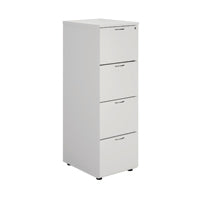 First 4 Drw Filing Cab White