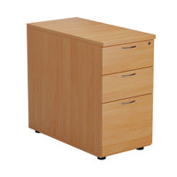First 3 Drw Desk High Deep Beech