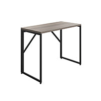 Jemini Folding Desk G/Oak/Black Leg