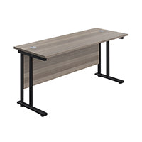 Jemini DU Rec Dsk 1400x600 G/Oak/Blk
