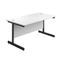 Jemini SU Rec Dsk 1400x800 Wht/Blk