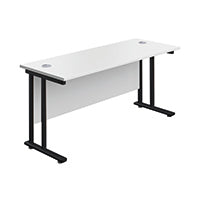 Jemini DU Rec Dsk 1400x600 Wht/Blk