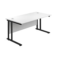 Jemini DU Rec Dsk 1400x800 Wht/Blk
