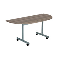 Jemini D-End Tilt Table 800 Grey Oak