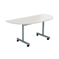 Jemini D-End Tilt Table 800 White