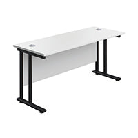 Jemini DU Rec Dsk 1200x600 Wht/Blk