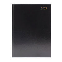 Desk Diary DPP Appt A4 Black 2024