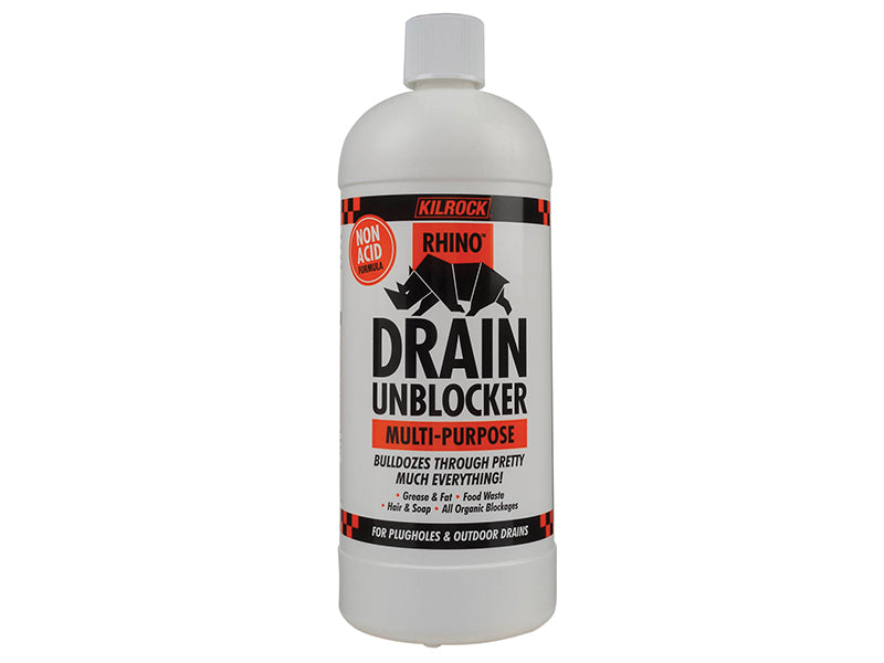 Kilrock RHINOACIDFREE Rhino Drain Unblocker 1 litre