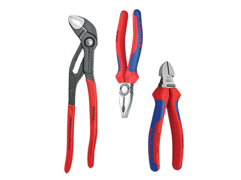 Knipex 00 20 09 V01 Bestseller Pliers Set, 3 Piece