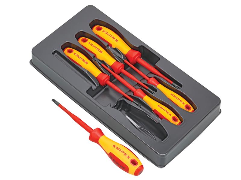 Knipex 00 20 12 V05 VDE Screwdriver Set, 6 Piece