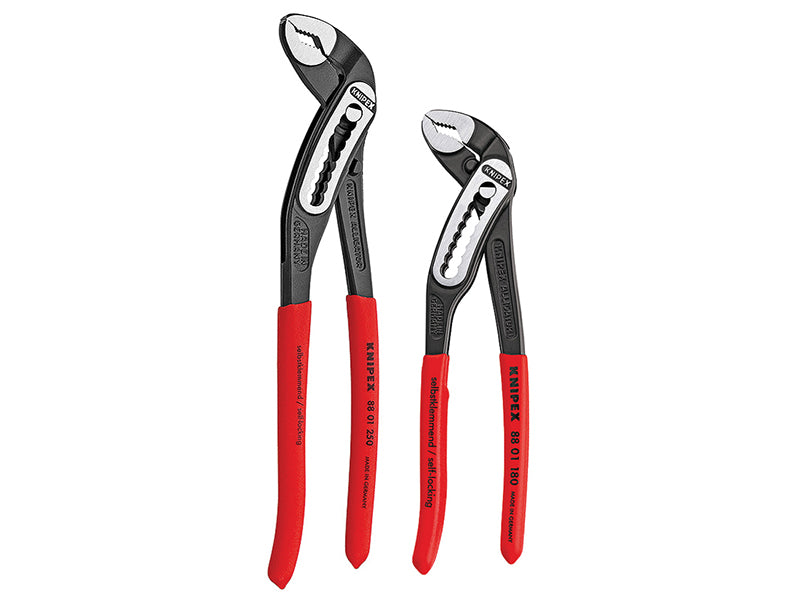 Knipex 00 31 20 V02 Alligator® Water Pump Pliers Set of 2 (180mm & 250mm)