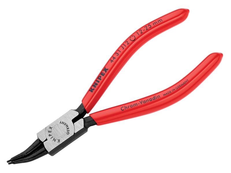 Knipex 44 31 J12 Circlip Pliers Internal 45� Bent Tip 12-25mm J12