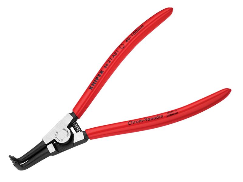 Knipex 46 21 A31 SB Circlip Pliers External 90� Bent Tip 40 - 100mm A31