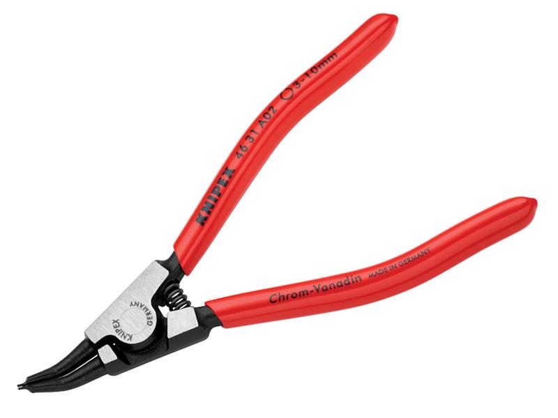 Knipex 46 31 A02 Circlip Pliers External 45� Bent Tip 3-10mm A02