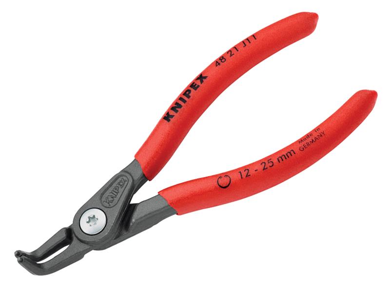 Knipex 48 21 J11 SB Precision Circlip Pliers Internal 90� Bent 12-25mm J11