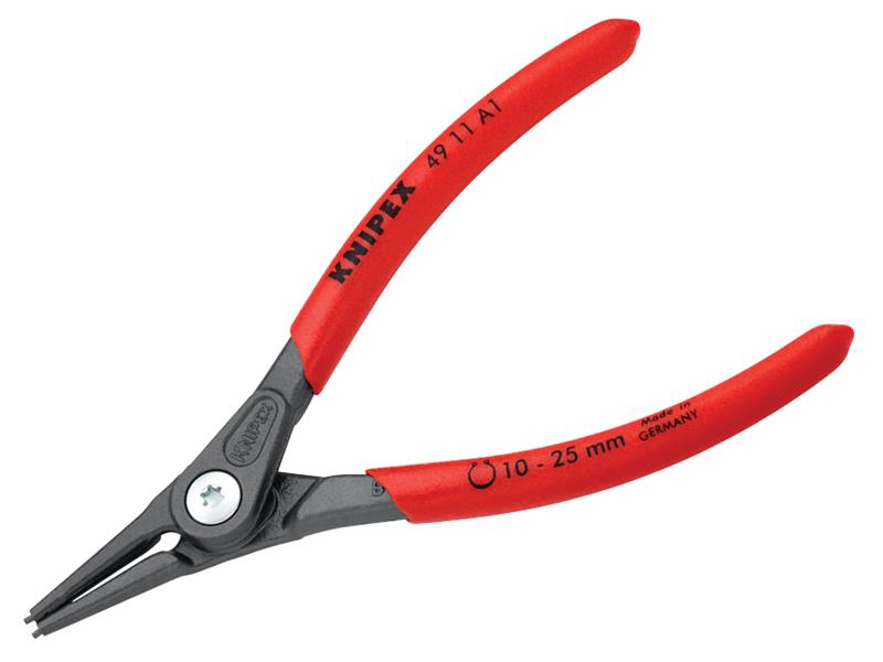 Knipex 49 11 A1 SB Precision Circlip Pliers External Straight 10-25mm A1