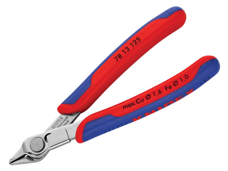 Knipex 78 13 125 SB Electronic Super Knips� Lead Catcher Multi-Component Grip 125mm
