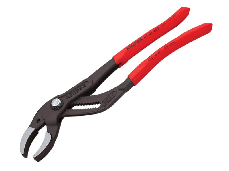 Knipex 81 01 250 SB Plastic Pipe Grip Pliers Black 250mm - 80mm Capacity