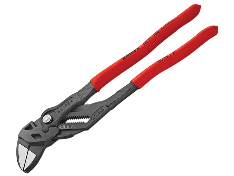 Knipex 86 01 250 SB Pliers Wrench PVC Grip 250mm - 52mm Capacity