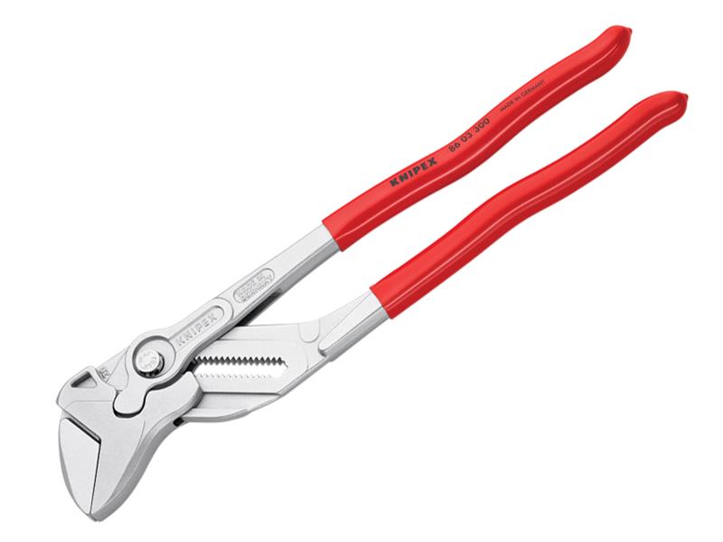 Knipex 86 03 300 SB Pliers Wrench PVC Grip 300mm - 60mm Capacity