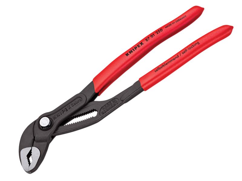 Knipex 87 01 250 SB Cobra� Water Pump Pliers PVC Grip 250mm - 46mm Capacity