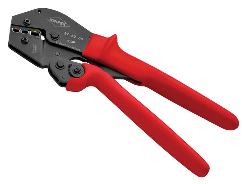 Knipex 97 52 06 SB Crimping Lever Pliers For Insulated Terminals & Plug Connectors 250mm